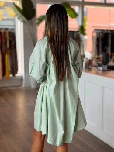 Apiece Apart Cobano Dress in Mint, Medium