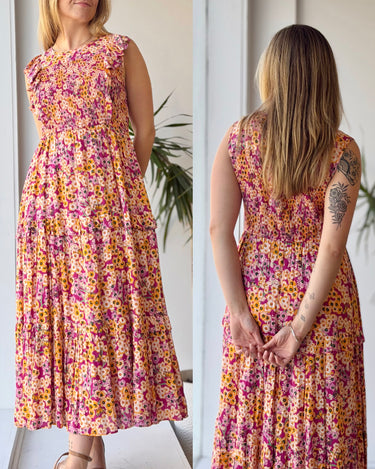 Banjanan Iris Floral Print Dress, Medium