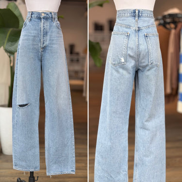 Agolde 90's Pinch Distressed Knee Jeans, 29