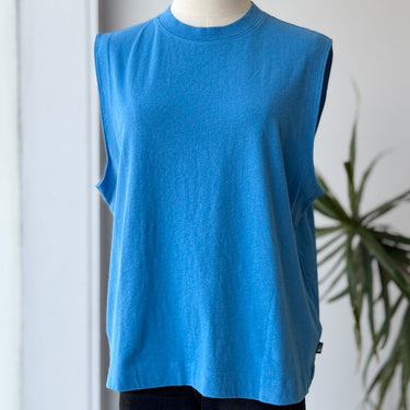 North Face NWT Blue Woodside Hemp Tank, Large