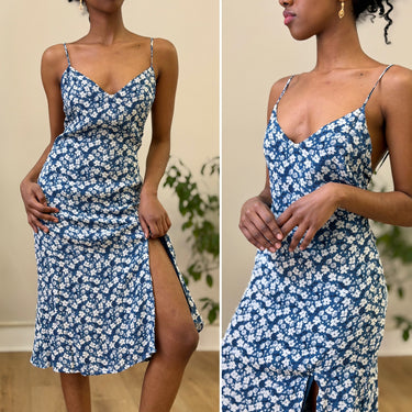 Reformation Dietrich Floral Print Crepe Midi Dress, XSmall