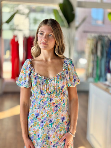 ASTR Balloon Sweetheart Dress, Medium