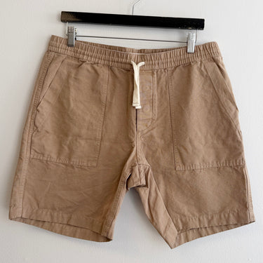 Taylor Stitch Camel Pull On Shorts, Men's Medium