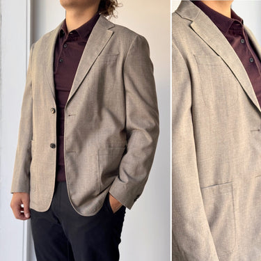 Closed Italian Fabric Blazer , Mens 48