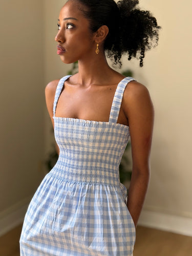 Hill House Blue Gingham Dress, XXSmall