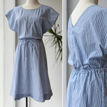 Closed  Striped Drawstring Dress, XSmall