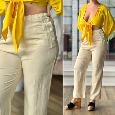 Doen NWT Stratford Pant in Magnolia , 12