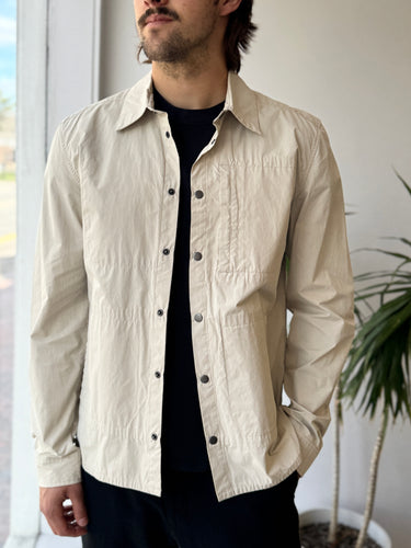 Aether Pine Shacket in Bone - faint mark on shoulder, Men's Medium