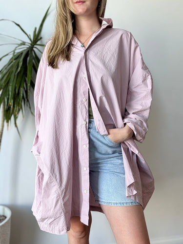 Grei NWT Painter Shirt in Lilac, 3/Large