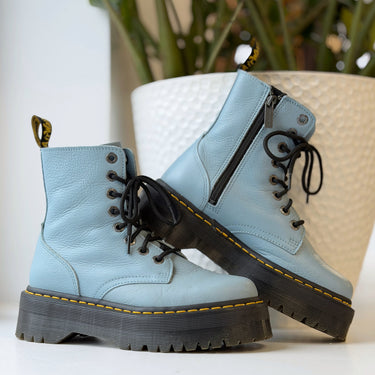 Dr Marten Jadon III Blue Boots, 7
