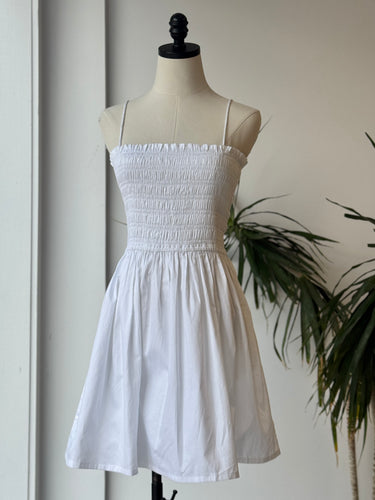 Laude The Label NWT Strappy Bodice Mini Dress in White, Large