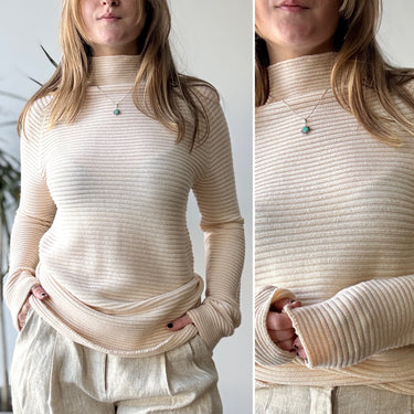 Gran Sasso 100% Wool Knitted Sweater, Medium