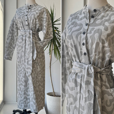 Mara Hoffman Robin Abstract Print Belted Dress, Small