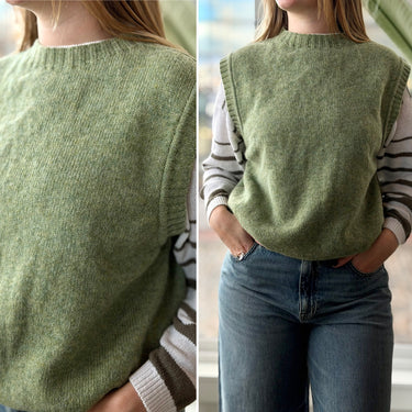 Seawall Crewneck Slipover Vest, Medium