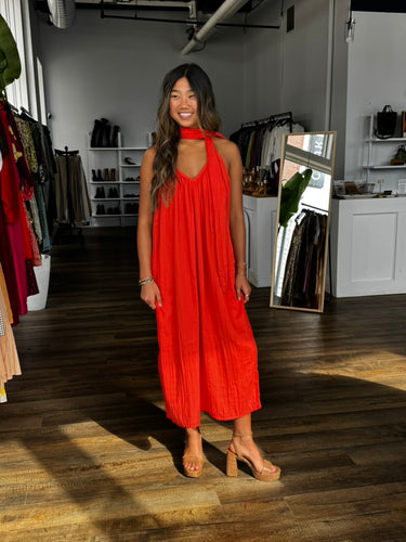 Mara Hoffman Sydney Belted Midi Dress, XSmall