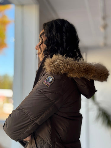 Parajumper AS IS Long Bear Parka Coat - couple marks, Small