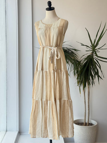 Laude The Label x Madewell NWT Linen Stripe Dress, XSmall