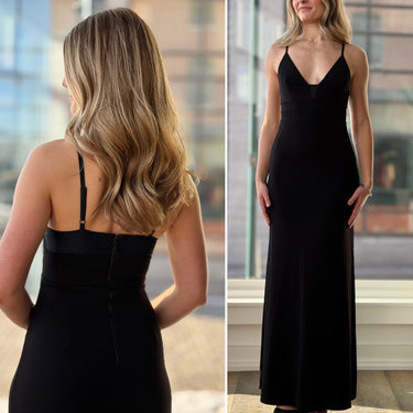 Alice & Olivia Black Maxi Dress, 4