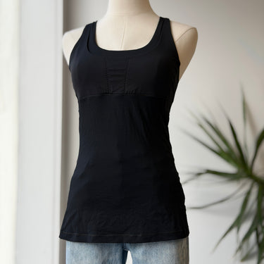 Lululemon Black Built in Bra Tank Top, Small