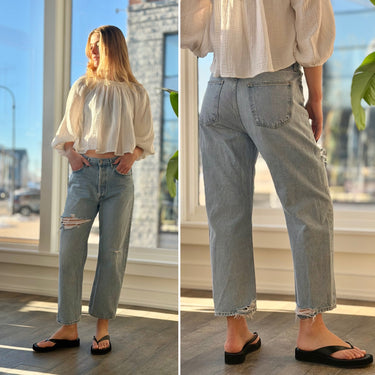Agolde 90's Jeans in Light Wash, 28
