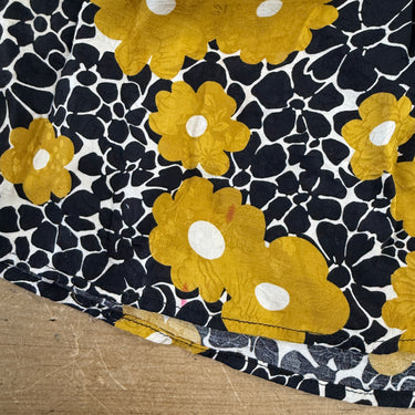 ba&sh AS IS Yellow Floral Mini Dress - couple marks, 1/Small