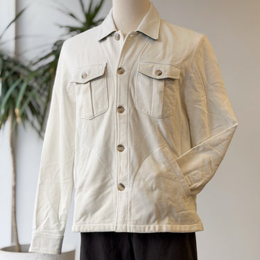 LL Bean x Todd Snyder Ivory Sweatshirt Jacket, Men's Medium