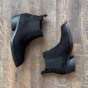 Camper Black Suede Ankle Boots, 39