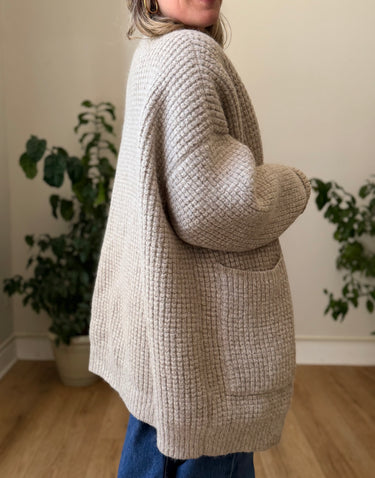 Lauren Manoogian Alpaca Oversized Cardigan Sweater, One Size