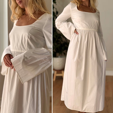 LouLou Studio NWT Keppel White Dress, Large