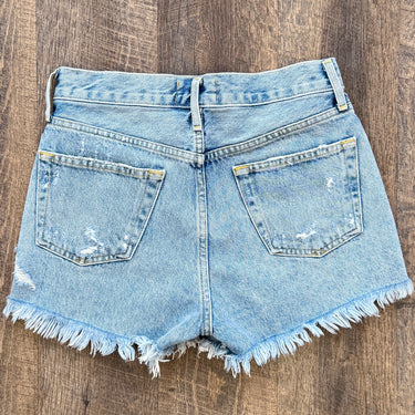 Agolde Parker Vintage Cut Off Shorts in Swapmeet, 24