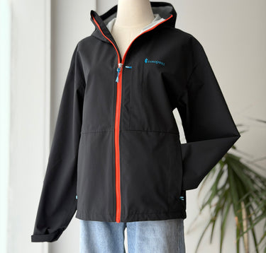 Cotopaxi Black Lightweight Shell Rain Jacket, XSmall
