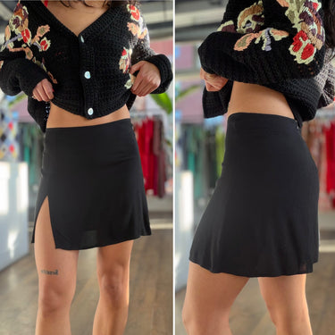 Reformation Black Mini Skirt, 2