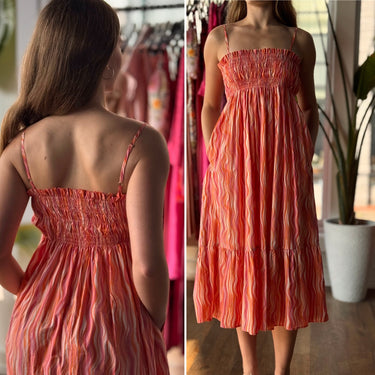 Ciao Lucia Striped Midi Dress as is, XS