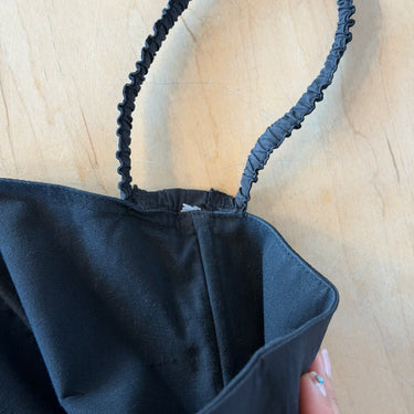 Bird & Knoll Black Milan Midi Dress - AS IS, Medium