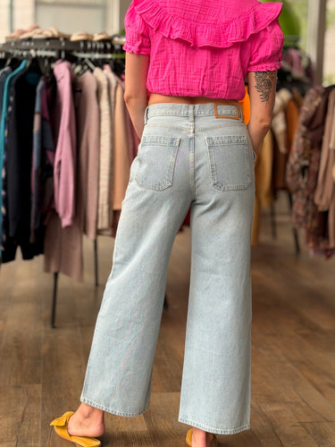 La Ligne Wide Leg Jeans, 28