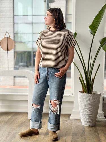 Agolde Distressed Knee Lana Jeans, 31