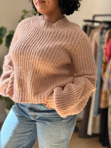 Doen Rose Alpaca Blend Knit Sweater- as is, Large