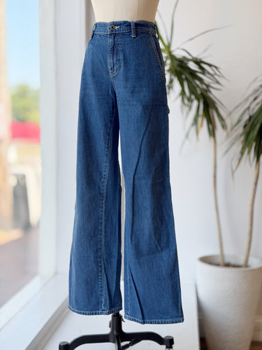 Vince Wide Leg Utility Jeans, 26