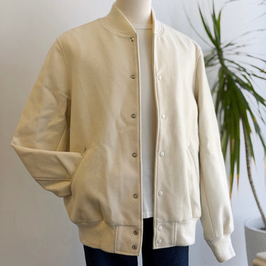 Golden Bear Sportswear Portola Natural Wool Bomber Jacket - retail 595, Men's XLarge