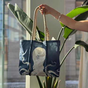 Seabags Navy Octopus Bag with Clasp