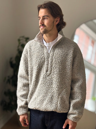 Folk Curly Wool Overhead Fleece , Men's 5/XL