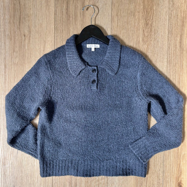 Alex Mill Blue Knit Polo as is , Small