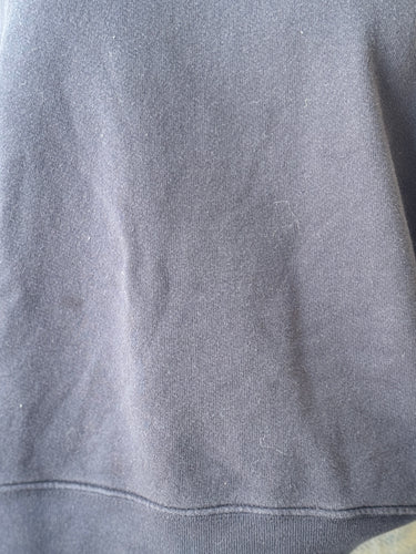 AS IS Perfect White Tee Navy Short Sleeve Sweatshirt, Small