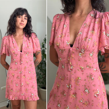 Reformation Pink Floral Dress, 6