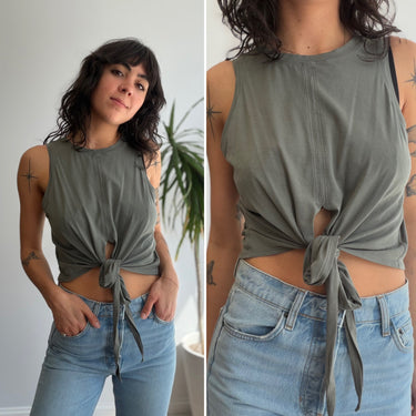 Lululemon Sage Tie Front Tank Top, Fits Small/Medium