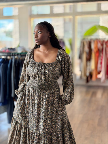 Christy Dawn Jennica Dress in Noir Harvest, 3XL