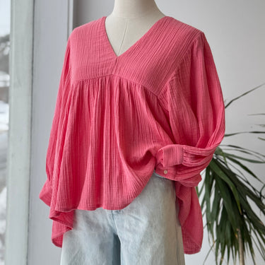 Anaak Pink Gauzy Blouse, Small
