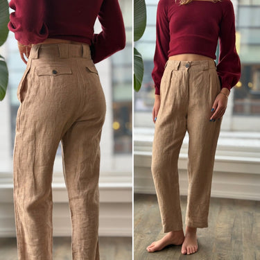 Mara Hoffman Organic Linen Trouser Pants, 4