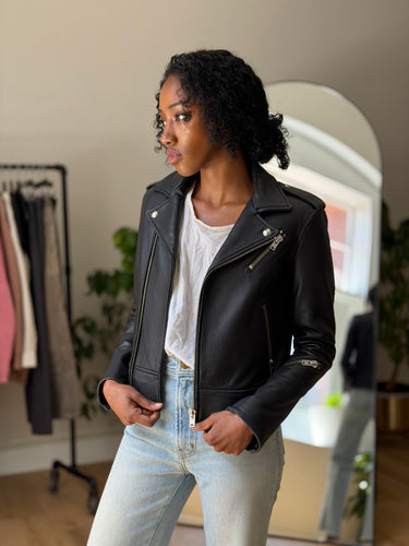 IRO Chaya Lamb Leather Jacket, 34