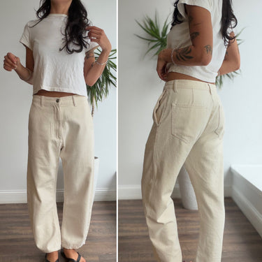 Road To Knowhere Wide Leg Pants in Ecru, 6